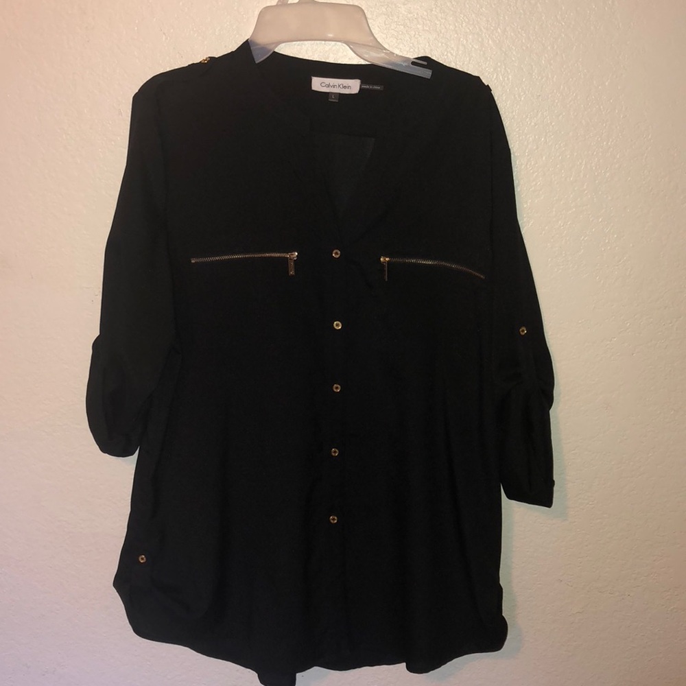 Really nice Calvin Klein black blouse